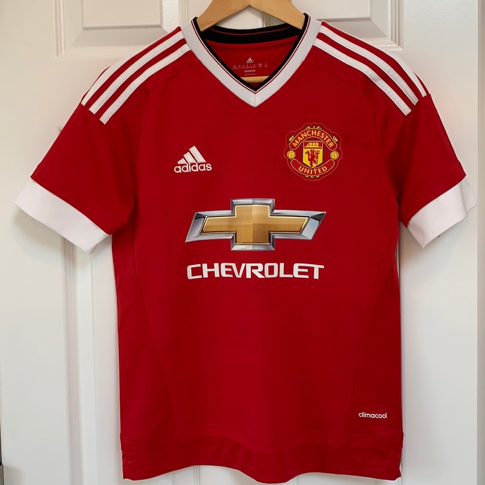 Adidas Manchester United youth soccer jersey, YL